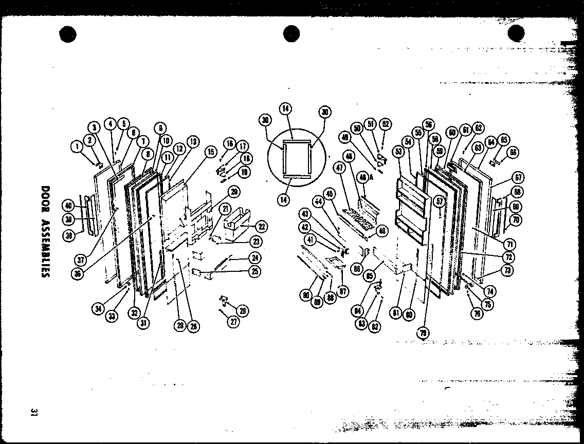 Amana ESR17G (sr25f) (sd25f) (sr22f) (sd22f) (sr19f) (sd19f) (sr17f) (esr17f) diagram