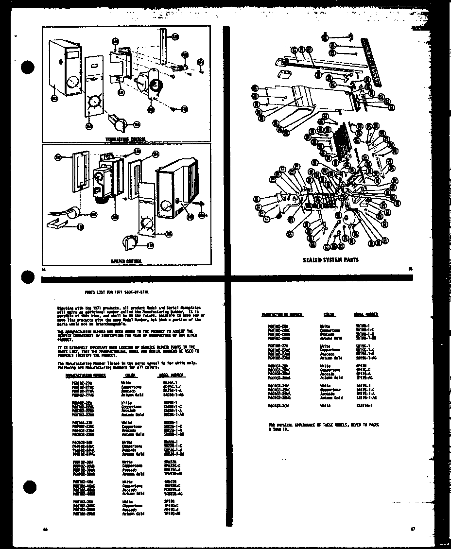 Amana SD22G-1-P60102-24W temperature control/damper control (sr25g-1/p60102-21w) (sr25g-1-ag/p60102-21wg) (sr25g-1-c/p60102-21wc) (sr25g-1-a/p60102-21wa) (sd25g-1-a/p60102-22wa) (sd25g-1-c/p60102-22wc) (sd25g-1-ag/p60102-22wg) (sd25g-1/p60102-22w) (spn22g/p60102-39w) (spn22g-c/p6 diagram