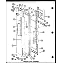 Amana SL22G-P7745508W freezer door assembly (sli22g/p7745507w) (sli22gl/p774550wl) (sl22g/p7745508w) (sl22gl/p7745508wl) (sl25gl/p7745509wl) (sl25g/p7745509w) (sli25g/p7745510w) (sli25gl/p7745510wl) diagram
