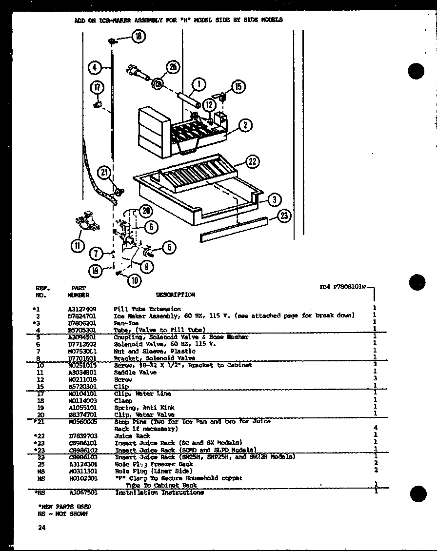 Amana SLM25H-P7836010W (ic4/p7808101w) diagram