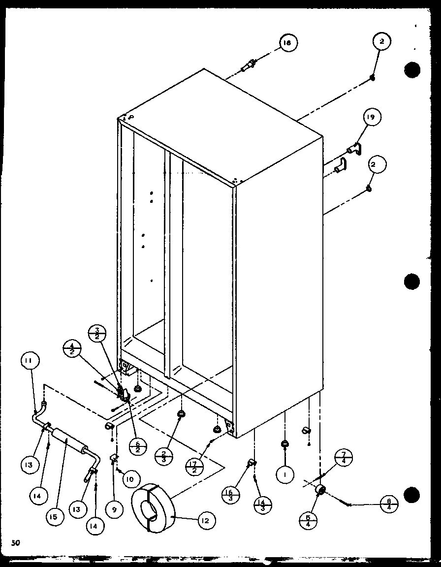 Amana SCDT22H-P7836011W drain and rollers (scdt22h/p7836011w) (scdt25h/p7836001w) diagram