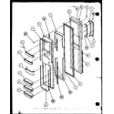 Amana SXD25MP2W-P1155103WW freezer door diagram