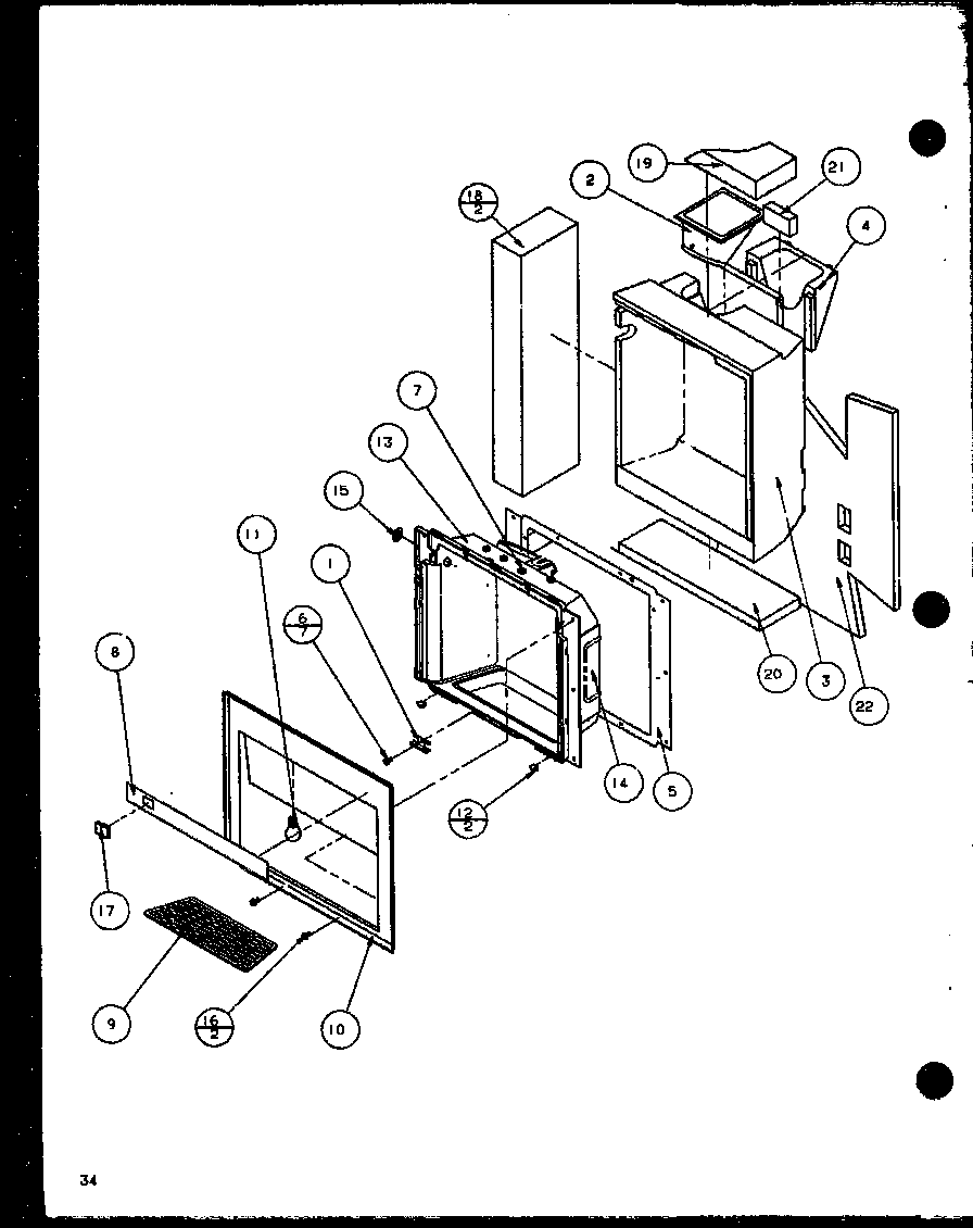 Amana SLD25ML-P11201102WL ice and water cavity (sld22mbw/p1120805ww) (sld22mbg/p1120805wg) (sld22mbl/p1120805wl) (sld22mbw/p1120806ww) (sld22mbl/p1120806wl) (sld22mbg/p1120806wg) (sld22mb2w/p1155001ww) (sld22mb2l/p1155001wl) (sld25mw/p1121101ww) (sld25ml/p1121101wl) (sld25mg/p1121 diagram