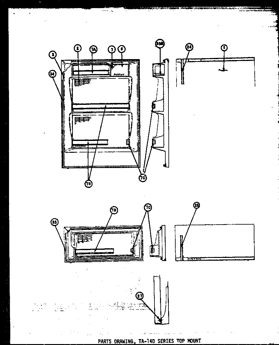 Amana T-17LD-1 (ta-14d) (ta-14ld) diagram