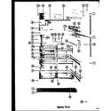 Amana T-17LD-1 interior parts (tr-19d) (tr-19ld) (tci-19d) (tci-19ld) diagram