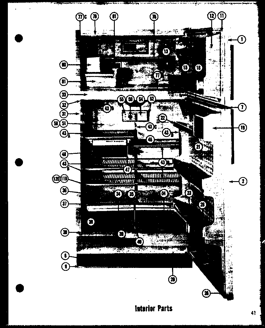 Amana TI-17E (tr-19e) (tr-19le) (tci-19e) (tci-19le) diagram