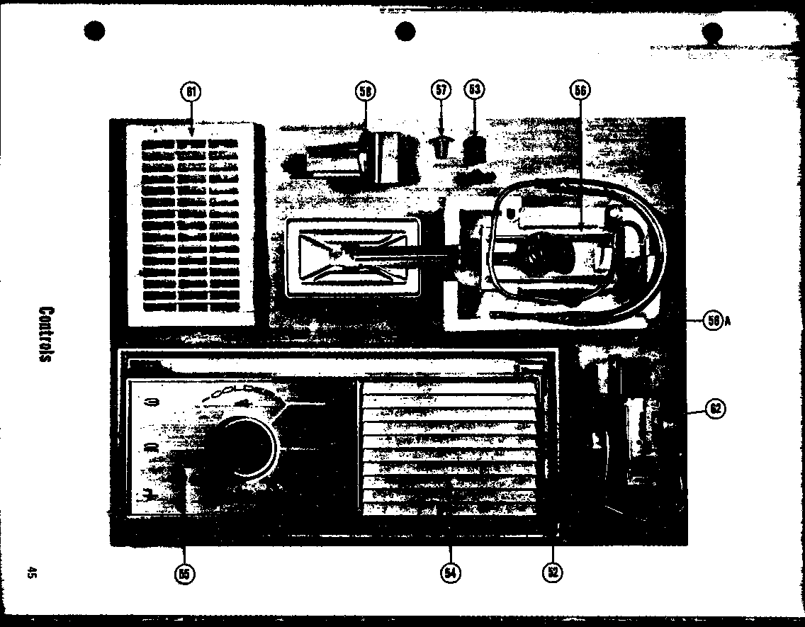 Amana TI-17E controls (tr-19e) (tr-19le) (tci-19e) (tci-19le) diagram