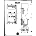 Amana BRF14L door assembly diagram