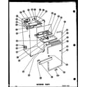 Amana T17F interior parts. f6a13@sealed system parts (tr19f-1) (td19f-1) diagram