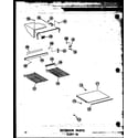 Amana ESR-16-AG-P60303-2WG interior parts esrf-16 (esrf16a/p60303-3wa) (esrf16c/p60303-3wc) (esrf16ag/p60303-3wg) (esrf16/p60303-3w) diagram