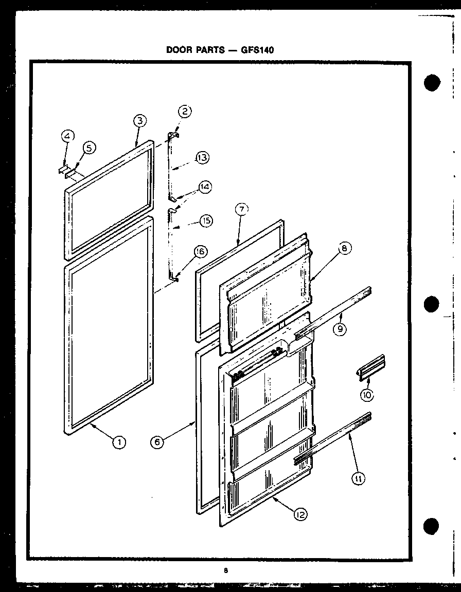 Caloric GFS140 (gfs140) diagram