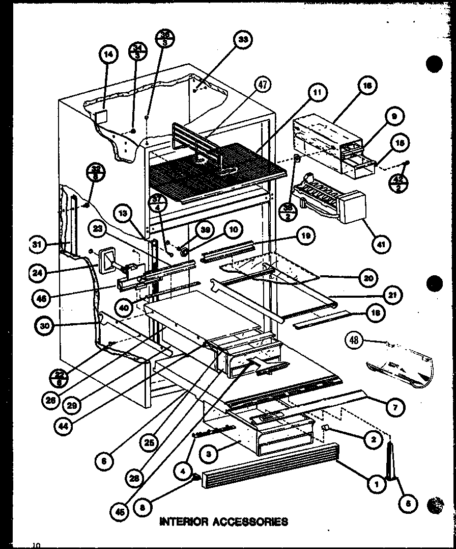 Amana TX18K-P7803201W interior accessories (tx18k/p7803201w) (tx18k/p7803202w) (txi18k/p7803203w) (txi18k/p7803204w) (txi18k/p7803239w) (txi18k/p7803240w) (tc18k2/p7859230w) diagram