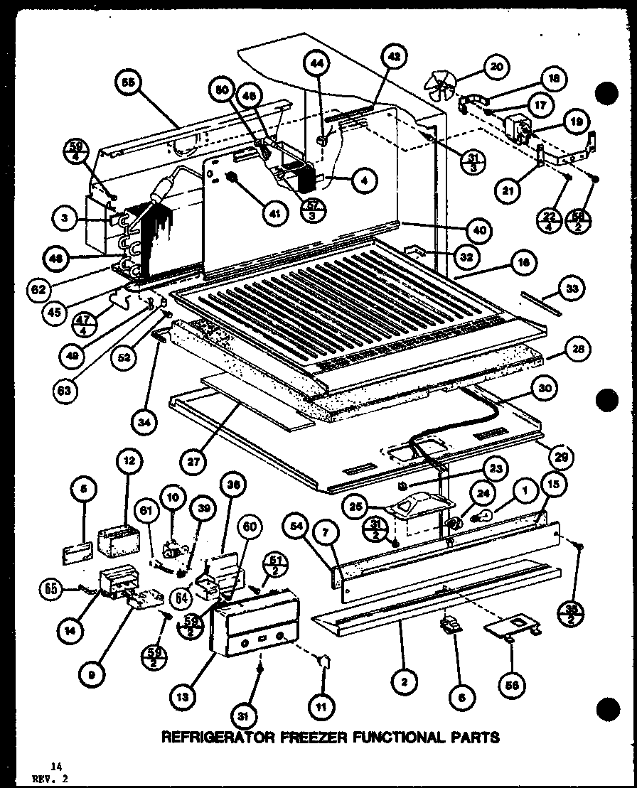 Amana TX18K-P7803201W refrigerator freezer functional parts (tx18k/p7803201w) (tx18k/p7803202w) (txi18k/p7803203w) (txi18k/p7803204w) (txi18k/p7803239w) (txi18k/p7803240w) (tc18k2/p7859230w) diagram
