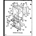 Amana IC3H-P7621305W-TM refrigerator door parts (tx22k/p7803209w) (txi22k/p7803210w) (txi22k/p7803243w) (tx22k/p7859202w) diagram