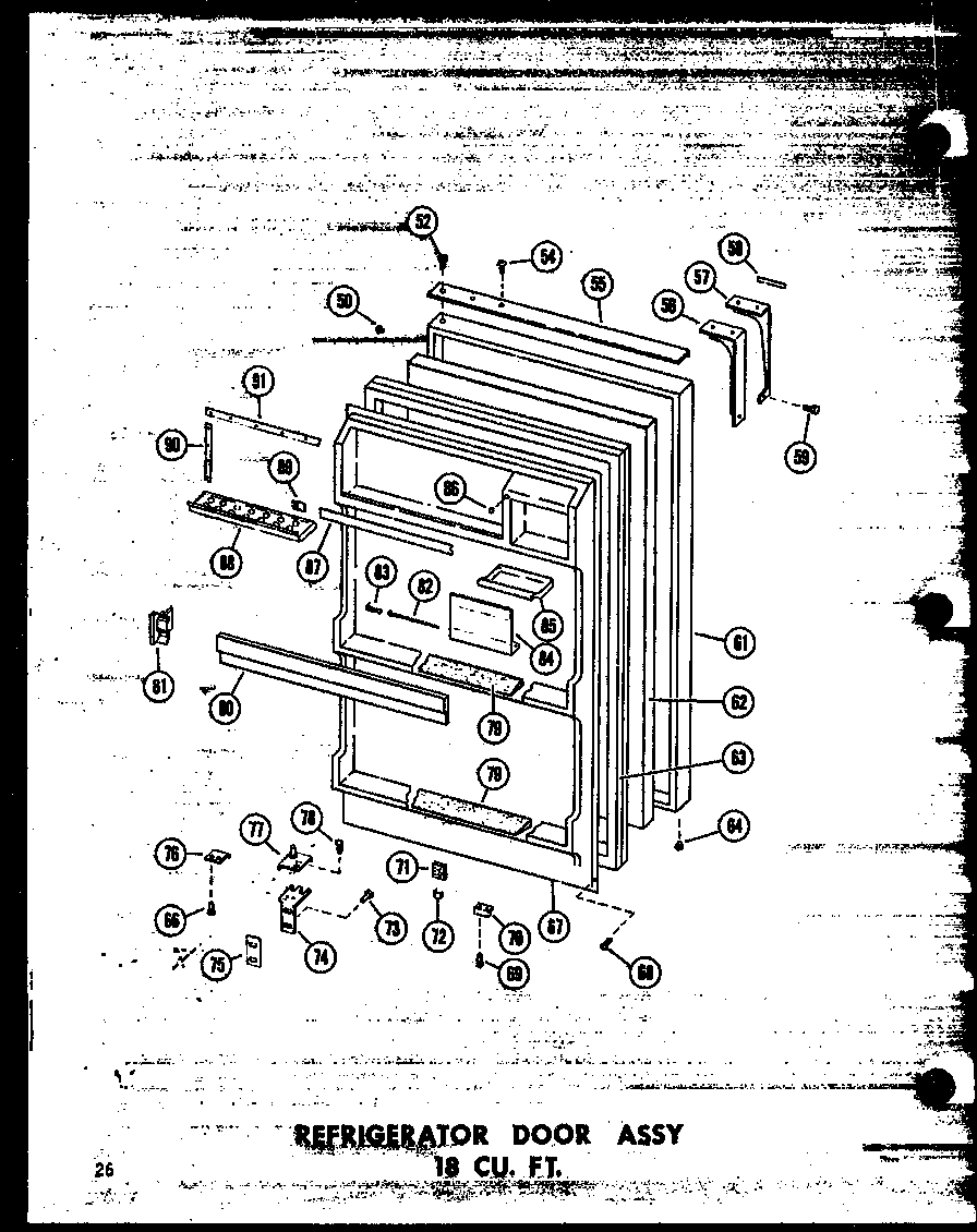 Amana TR16W-P60303-7W refrigerator door assy 18 cu. ft. (tm18w-c/p60303-10wc) (tm18w/p60303-10w) (tm18w-a/p60303-10wa) (tm18w-ag/p60303-10wg) (tm18w-c/p60303-15wc) (tm18w-a/p60303-15wa) (tm18w/p60303-15w) (tm18w-ag/p60303-15wg) (tc18w/p60303-11w) (tc18w-c/p60303-11wc) (tc18w-a diagram