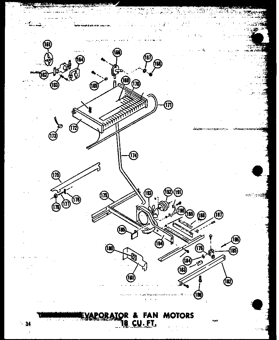 Amana TC18N-C-P60303-60WC evaporator & fan motors 18 cu. ft. (ts18b/p60303-76w) (etm18n-c/p60303-58wc) (etm18n-a/p60303-58wa) (etm18n/p60303-58w) (etm18n-ag/p60303-58wg) (etm18n-l/p60303-58wl) (tc18n-c/p60303-59wc) (tc18n/p60303-59w) (tc18n-a/p60303-59wa) (tc18n-l/p60303-59wl) (tc diagram