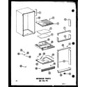 Amana ETM18N-P73500-6W interior parts 20 cu. ft. (tr20b-c/p73500-8wc) (tr20b-a/p73500-8wa) (tr20b-g/p73500-8wg) (tr20b/p73500-8w) (tr20b-l/p73500-8wl) diagram
