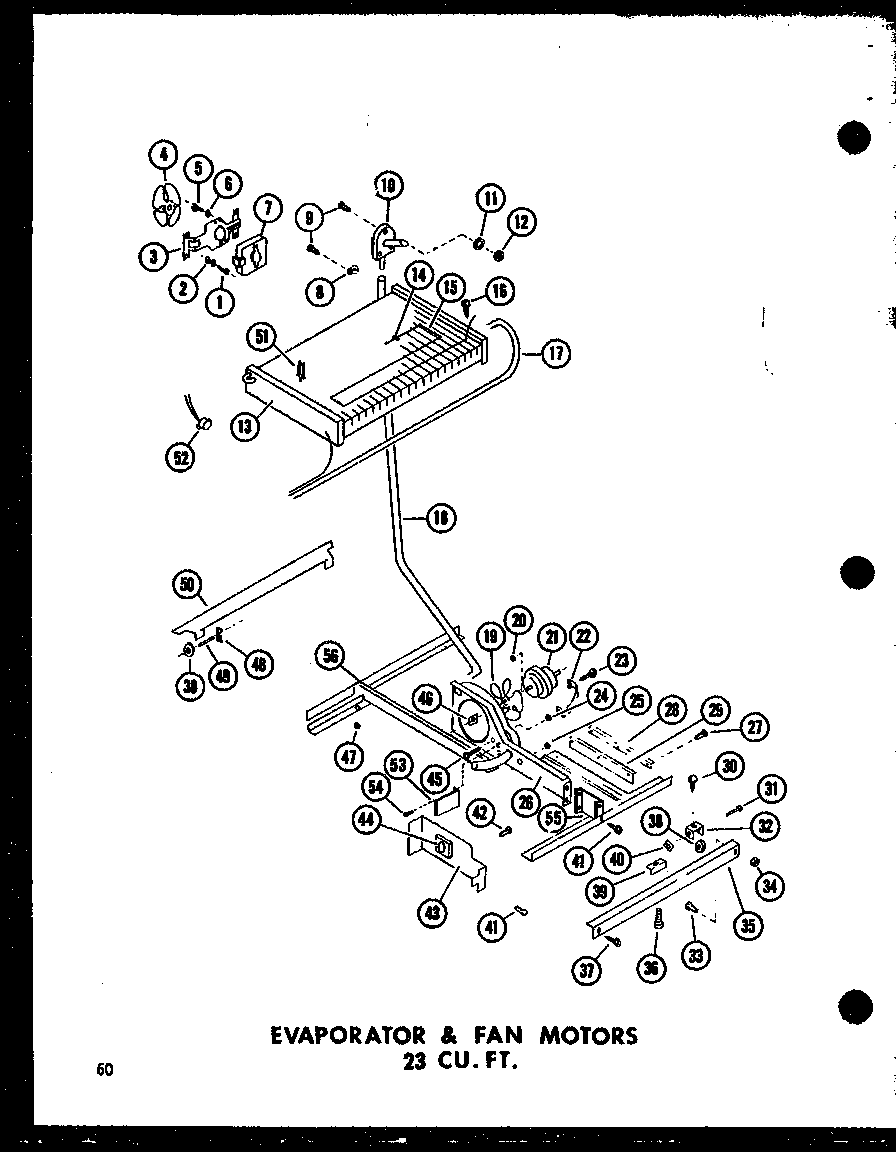Amana TR16B-L-P73500-3WL evaporator & fan motors 23 cu. ft. (td23b-c/p73500-9wc) (td23b/p73500-9w) (td23b-a/p73500-9wa) (td23b-l/p73500-9wl) (td23b-g/p73500-9wg) diagram