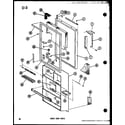 Amana ETR18D-G-P74660-4WG lower door parts (td23d-c/p74660-6wc) (td23d/p74660-6w) (td23d-a/p74660-6wa) (td23d-l/p74660-6wl) (td23d-g/p74660-6wg) diagram