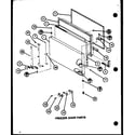 Amana TMI18K/P7803233W freezer door parts (tmi16k/p7803231w) (tmi16k/p7803232w) diagram