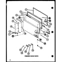 Amana TMI18K/P7803233W freezer door parts (tmi18k/p7803233w) (tmi18k/p7803234w) diagram