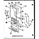 Amana TMI18K/P7803233W refrigerator door parts (tmi18k/p7803233w) (tmi18k/p7803234w) diagram