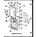 Amana TMI18K/P7803233W refrigerator door parts (tmi20k/p7803235w) (tmi20k/p7803236w) diagram