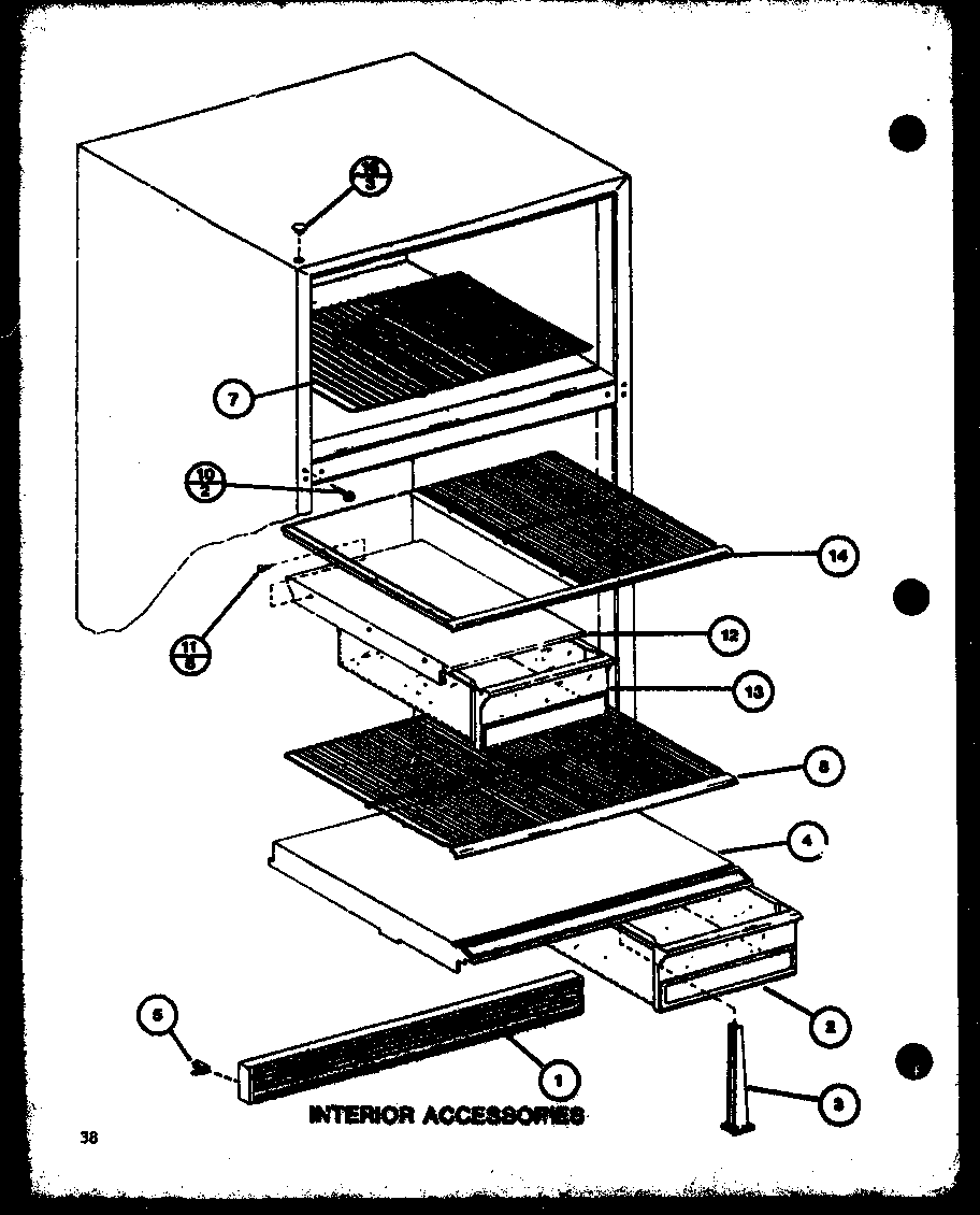 Amana TMI20K-P7803236W interior accessories (tmi20k/p7803235w) (tmi20k/p7803236w) diagram