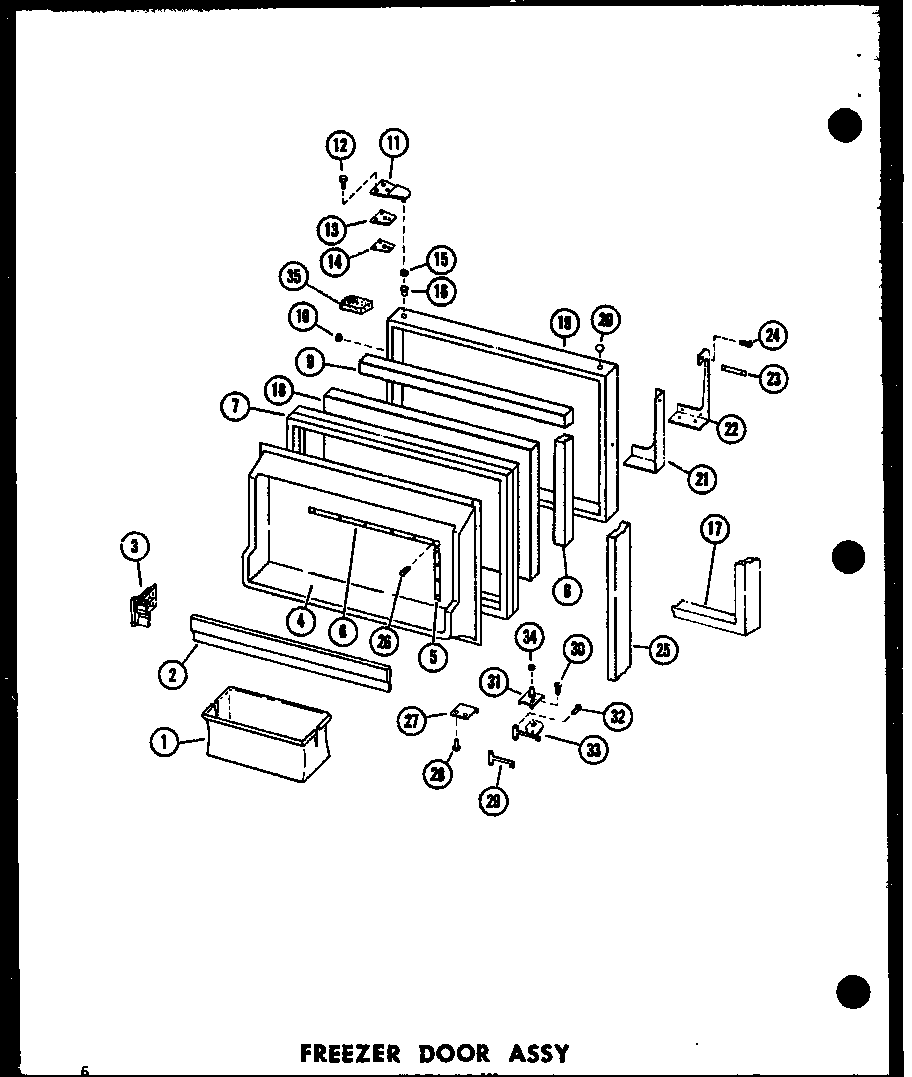 Amana ESRFC316B-G-P73500-2WG freezer door assy (esrc316b-l/p73500-1wl) (esrc316b/p73500-1w) (esrc316b-g/p73500-1wg) (esrc316b-c/p73500-1wc) (esrc316b-a/p73500-1wa) diagram