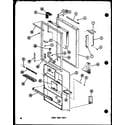 Amana TC20D-P73500-29W lower door parts (td23d/p73500-26w) diagram