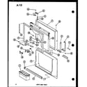 Amana TCI18F-G-P75288-7WG upper door parts (tm18f-c/p75288-3wc) (tm18f-a/p75288-3wa) (tm18f-g/p75288-3wg) (tm18f/p75288-3w) (tm18f-l/p75288-3wl) (tr18f-c/p75288-13wc) (tr18f/p75288-13w) (tr18f-a/p75288-13wa) (tr18f-l/p75288-13wl) (tr18f-g/p75288-13wg) (tc18f-c/p75288-5wc) (tc18f/p diagram