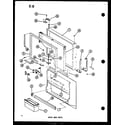 Amana TLI20F-P75288-16W upper door parts diagram