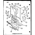 Amana TR16G-P75535-8W refrigerator door parts (tm16g/p75535-7w) (tr16g/p75535-8w) diagram