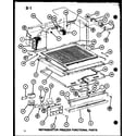 Amana TM16G-P75535-7W refrigerator freezer functional parts (tm16g/p75535-7w) (tr16g/p75535-8w) diagram
