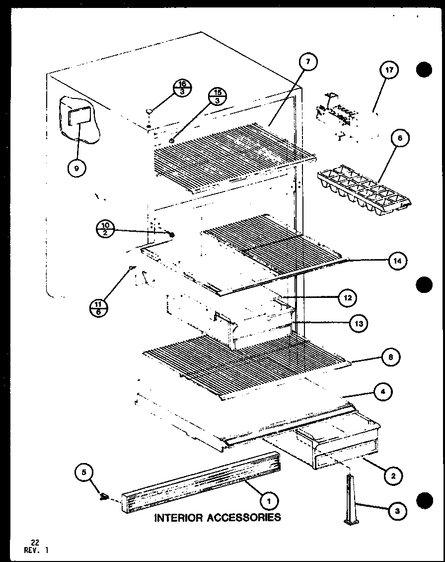 Amana TM18G-P76512-15W interior accessories (tm18spg/p76512-13w) (tm18spg/p76512-14w) (tm18g/p76512-15w) (tm18g/p76512-16w) (tm18spg/p76512-22w) (tm18spg/p76512-23w) diagram