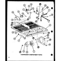 Amana TM18J-P7739003W compressor compartment parts (tm16j/p7739001w) (tr16j/p7739002w) diagram
