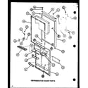 Amana TM18J-P7739003W refrigerator door parts (tc18j/p7739005w) diagram