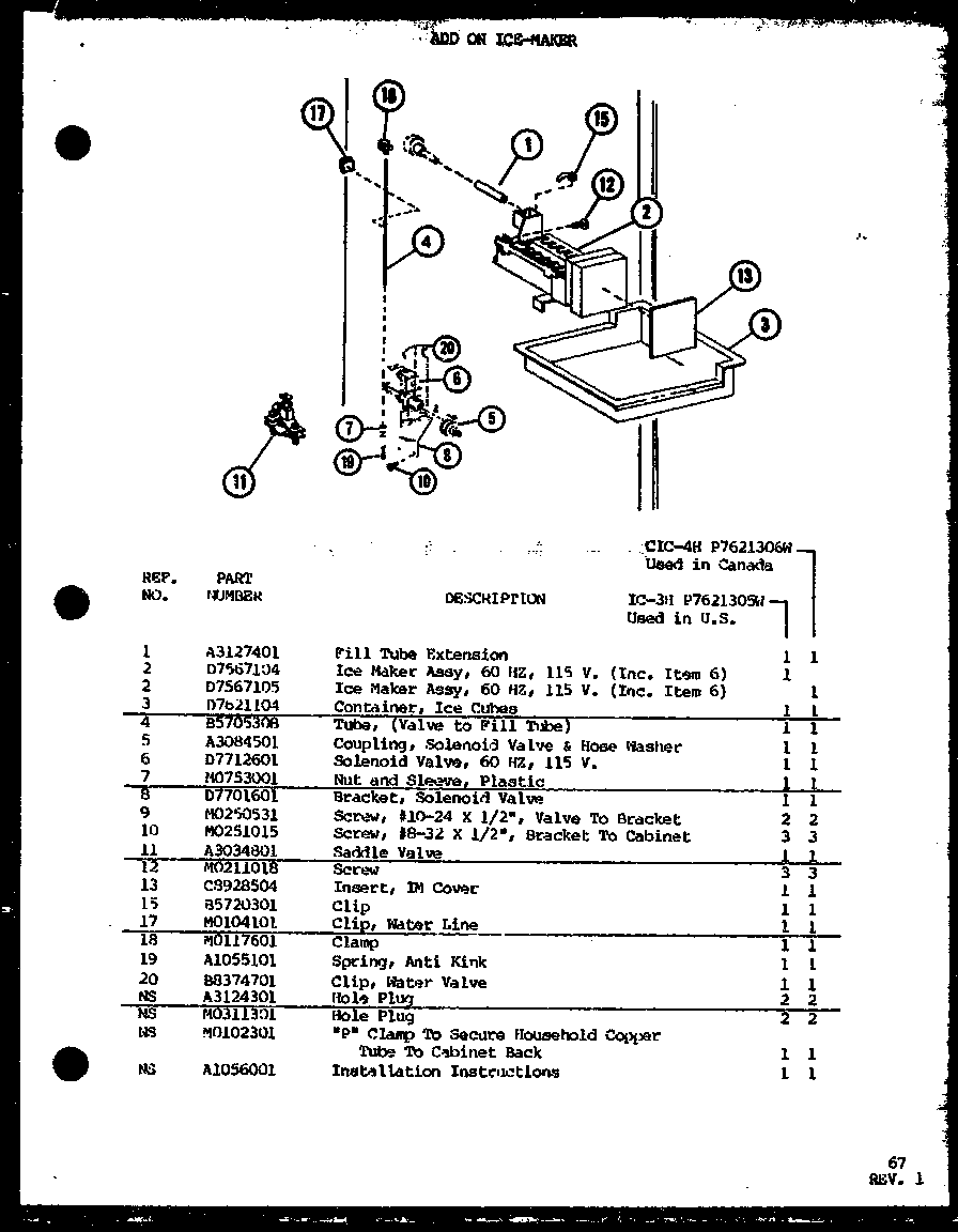 Amana TR18J-P7739004W (ic-3h/p7621305w) (cic-4h/p7621306w) diagram