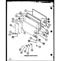 Amana TL18K-P7803222W freezer door parts (tl20k/p7803225w) (tl20k/p7803226w) (tli20k/p7803227w) (tli20k/p7803228w) (tli20k/p7803247w) (tli20k/p7803248w) diagram