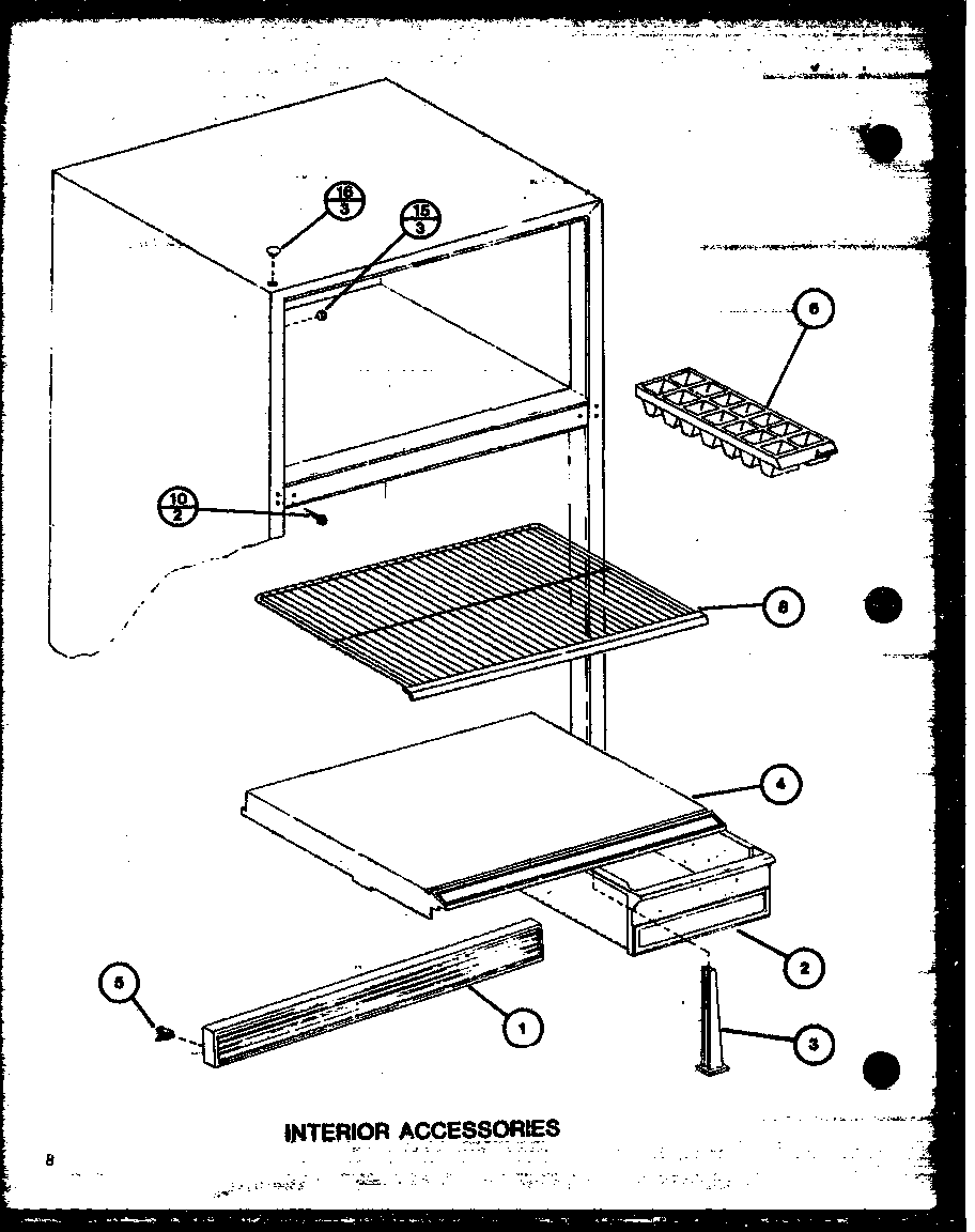 Amana TM18J2-P7791148W interior accessories diagram