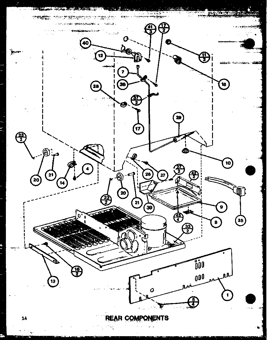 Amana TM18J2-P7791148W rear components diagram