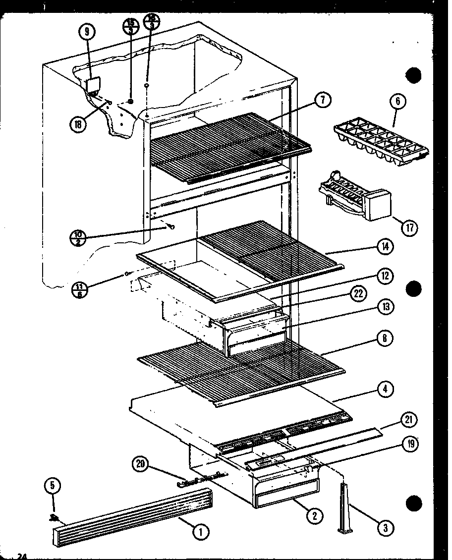 Amana TM16N1-P1106117W (tm18n/p1106103w) (tm18n/p1106104w) diagram