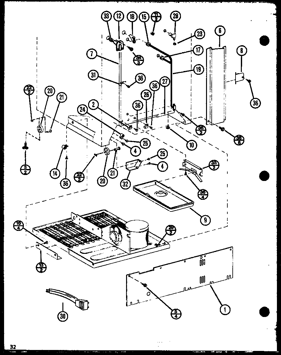 Amana TM16N1-P1106117W (tm18n/p1106103w) (tm18n/p1106104w) diagram