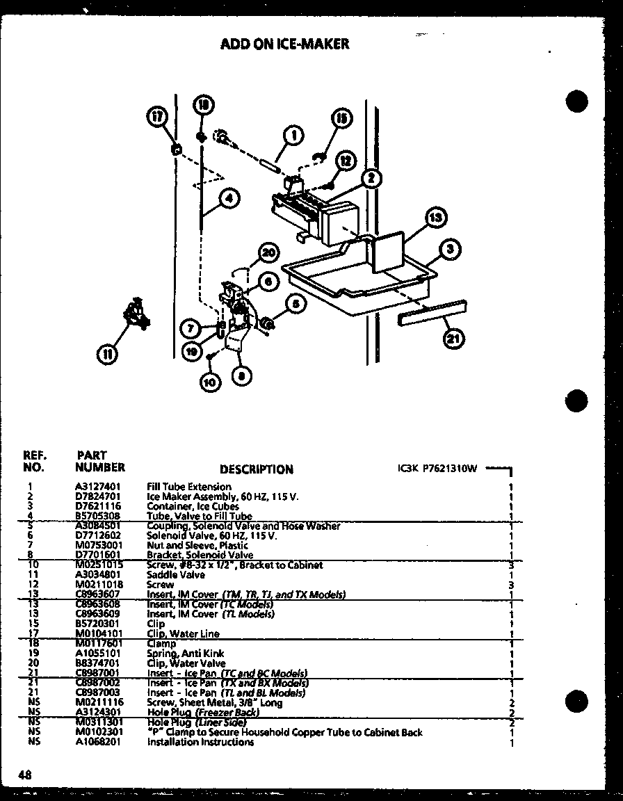 Amana TM16N1-P1106117W (ic3k/p7621310w) diagram