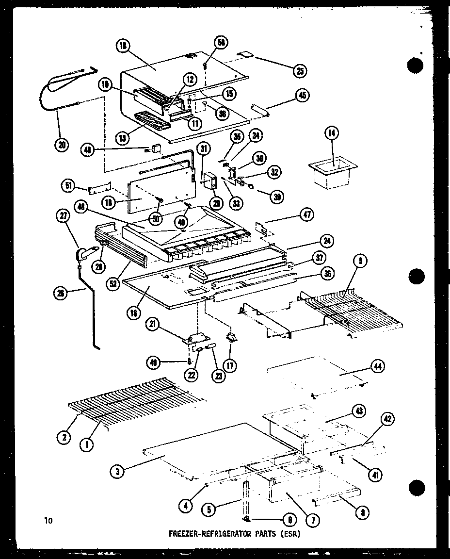 Amana ESRFC14A-A-P60303-69WA freezer-refrigerator parts (esr) (esr12a/p60303-43w) (esr12a-c/p60303-43wc) (esr12a-ag/p60303-43wg) (esr12a-a/p60303-43wa) (esr512a/p60303-48w) (esr512a-l/p60303-48wl) (esr512a-c/p60303-48wc) (esr512a-a/p60303-48wa) (esr512a-ag/p60303-48wg) (esr12a/p60303 diagram