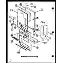 Amana TRG18K-P7791151W refrigerator door parts (tr18k/p7791126w) (tr18k/p7791127w) (tri18k/p7791128w) (tri18k/p7791129w) (trg18k/p7791150w) (trg18k/p7791151w) diagram