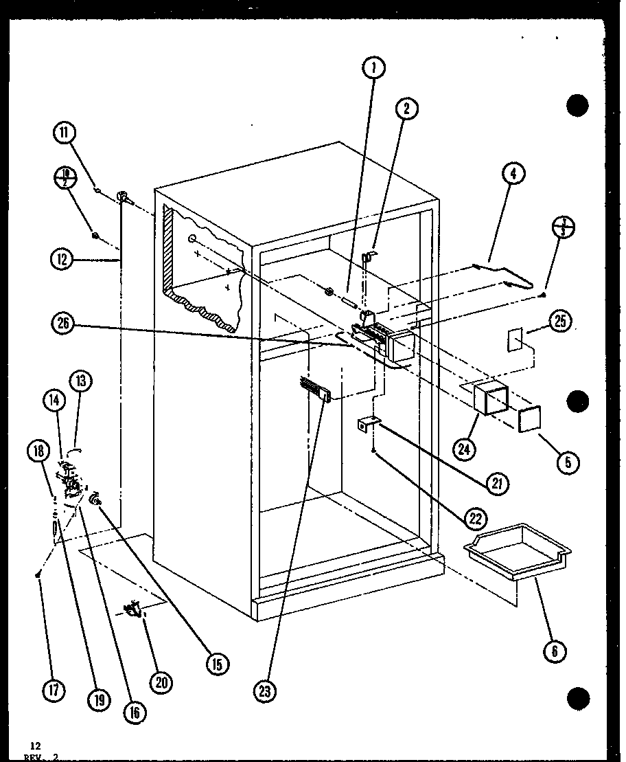 Amana TCI22K-P7803244W (tci18k/p7803213w) (tci18k/p7803214w) diagram
