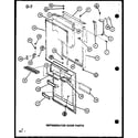 Amana TC22G-P76512-10W refrigerator door parts (tc22g/p75535-14w) (tc22g/p76512-10w) diagram