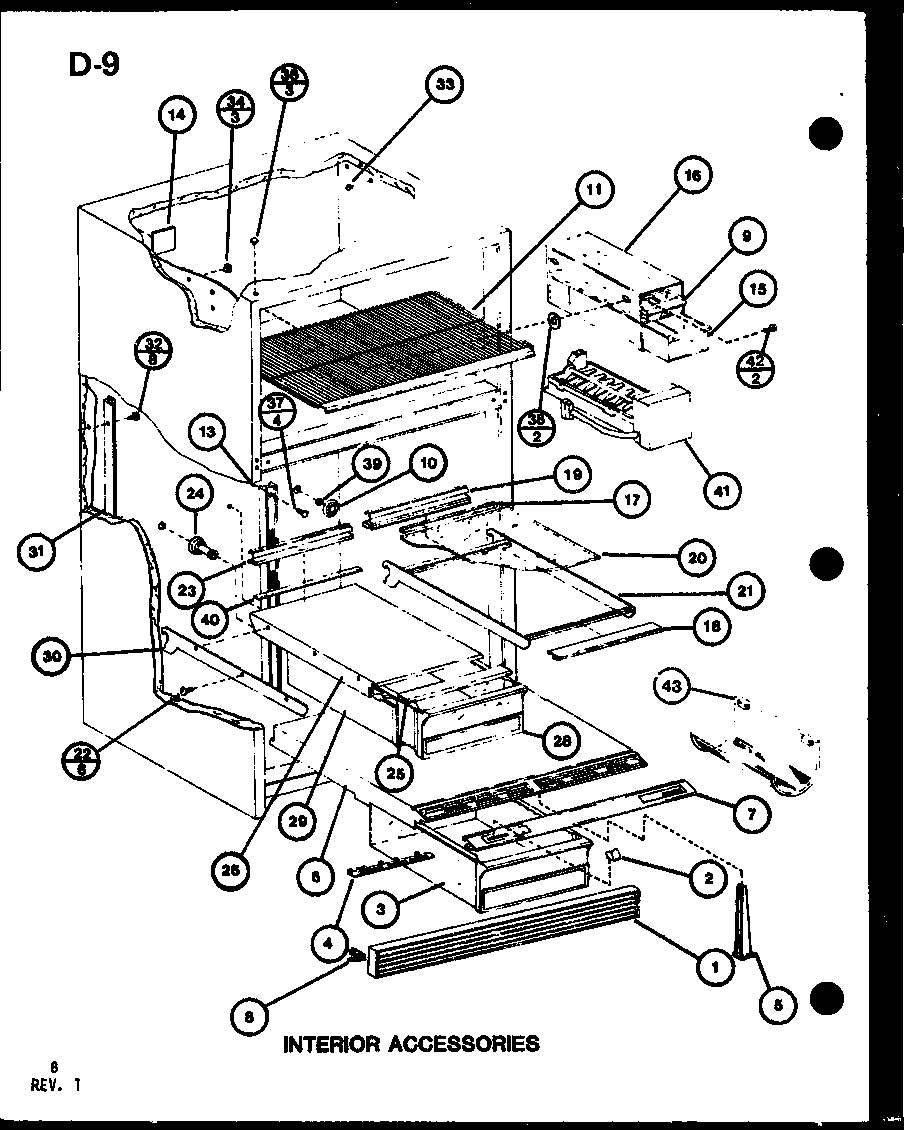 Amana TC22G-P75535-14W interior accessories (tc22g/p75535-14w) (tc22g/p76512-10w) diagram