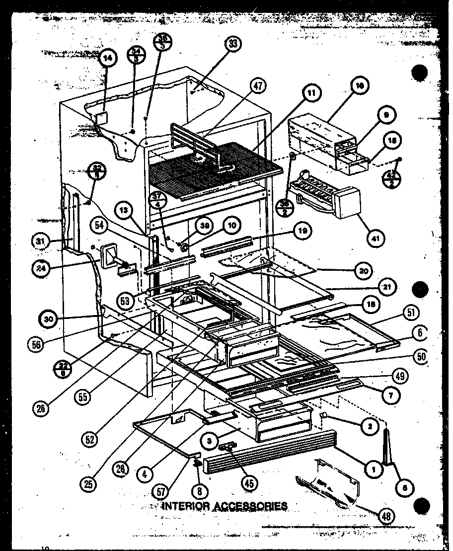 Amana TXI20M-P7858518W interior accessories (tx18m/p7858506w) (tx18m/p7858507w) (txi18m/p7858516w) (txi18m/p7858517w) (tx18mb/p7858530w) (tx18mb/p7858531w) diagram